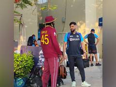
      
      T20 WC: Legends Dhoni and Gayle meet in 'one memorable moment'
      
      