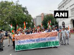 
      
      JP Nadda, Piyush Goyal, participate in Silent March
      
      