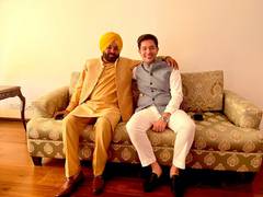 
      
      Bhagwat Mann's wedding rituals begin
      
      