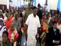 
      
      Puducherry: CM V. Narayanasamy participate in Christmas...
      
      
