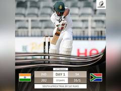 
      
      SA vs Ind, 2nd Test: Elgar, Petersen steady ship after hosts...
      
      