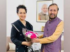 
      
      Kangana meets Javadekar, discusses discrimination against...
      
      