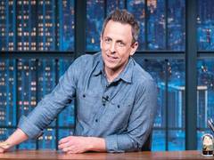 
      
      Seth Meyers reveals he and wife secretly welcomed their third...
      
      