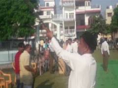 
      
      UP: Celebratory firing at RSS organised function in Sitapur
      
      
