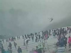 
      
      Helicopter carrying Char Dham Yatra pilgrims makes hard landing
      
      