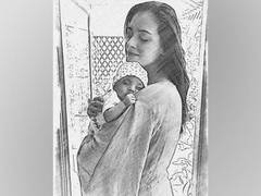 
      
      Dia Mirza captures her baby boy talking to plants
      
      