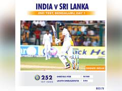 
      
      Ind Vs SL, 2nd Test (D/N): Shreyas Iyer's fighting knock...
      
      
