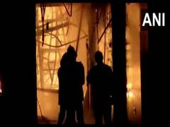 
      
      Fire at furniture godown in Maharashtra's Thane 
      
      