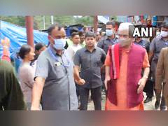 
      
      Amarnath cloudburst: LG Manoj Sinha visits Pahalgam base camp
      
      