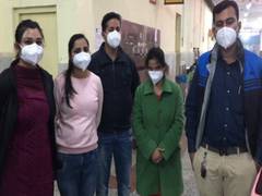 
      
      Tehsildar misbehaves with doctor after she asks him to wear...
      
      