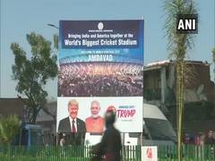 
      
      Ahmedabad decked up with hoardings to welcome President Trump
      
      