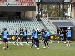 
      
      Ind vs Aus: Kohli and boys indulge in 'fun drill' to get...
      
      