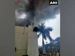 
      
       Fire breaks out at manufacturing factory in Pune's Sanaswadi...
      
      