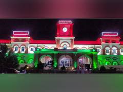 
      
      UP: Buildings of government offices deck up in Tricolor lights
      
      