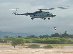 
      
      Karnataka: Indian Air Force helicopter rescue ten people from...
      
      