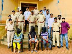 
      
      Goa: Police seizes drugs worth Rs 1 crore, 3 held
      
      