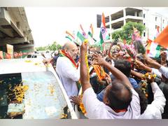
      
      Odisha: Amit Shah, Dharmendra Pradhan take part in 'Tiranga...
      
      