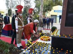 
      
      LG Manoj Sinha visits Chamliyal Border Outpost of BSF along...
      
      