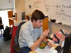 
      
      Watch what you eat at work!
      
      