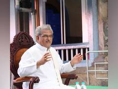 
      
      Philanthropist D Veerendra Heggade takes oath as Rajya Sabha MP
      
      