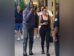 
      
      Kanye West spotted shopping out with Kim Kardashian...
      
      