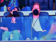 
      
      Prince Harry attends his first Super Bowl with cousin
      
      