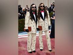 
    Jared Leto twins with Alessandro Michele for Met Gala 2022
    