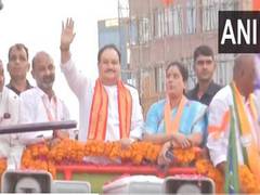 
      
      Ahead of BJP's national executive meeting, Nadda holds roadshow
      
      