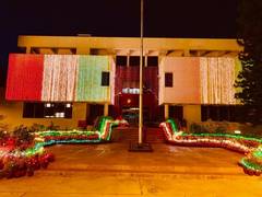 
      
      Indian High Commission in Pakistan lit-up ahead of...
      
      