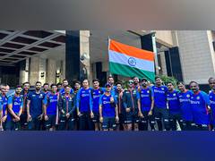 
      
      Team India celebrates 76th Independence day in Harare
      
      