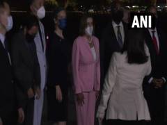 
      
      Nancy Pelosi arrives in Taiwan amid China threat
      
      