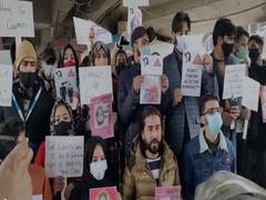 
      
      J-K: People stage protest in Srinagar demanding justice for...
      
      