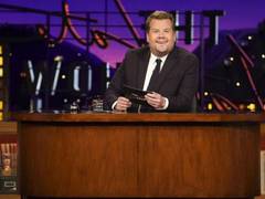 
      
      James Corden tapes 'The Late Late Show' with Billie Eilish
      
      