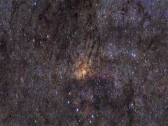 
      
      Telescope images of central region of Milky Way Galaxy reveal...
      
      