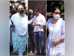 
      
      Celebs visit Bappi Lahiri's residence to pay their respects
      
      