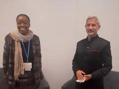 
      
      Jaishankar meets Kenyan Cabinet Secretary, discusses COP26
      
      