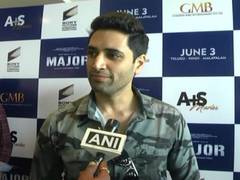 
      
      'It is my life's best work': Adivi Sesh during 'Major' film event
      
      