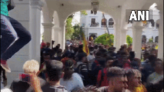 
      
      Sri Lankan protesters take over office of PM
      
      