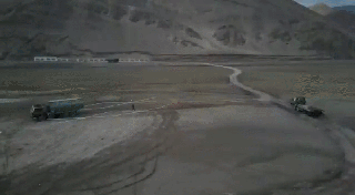 
      
      Indian Army builds bridge across Indus river
      
      