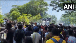 
      
      Sri Lankan police use tear gas outside PM's residence
      
      