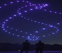 
      
      Video of drone light show illuminating night sky goes viral
      
      