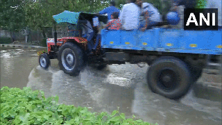 
      
      IT professionals in Bengaluru take tractor to reach office
      
      