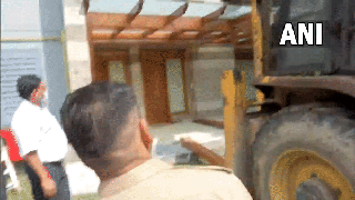 
      
      UP: Demolition at house of man who abused Noida woman
      
      