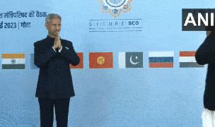 
      
      Namastey... Jaishankar greets Zardari at Goa SCO meeting
      
      