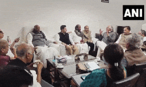 
      
      INDIA bloc leaders strategise for Day 2 of Parliament Session
      
      