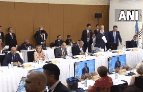 
      
      Watch PM Modi's bear hug with President Joe Biden at G7 in Japan
      
      