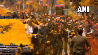 
      
      PM Narendra Modi holds mega roadshow in Karnataka's Mandya
      
      