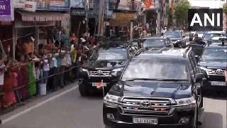 
      
      Telangana: PM Modi holds roadshow in Warangal
      
      