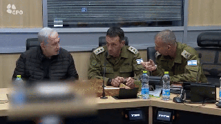 
      
      Israeli PM Netanyahu holds security assessment at Kirya, Tel Aviv
      
      