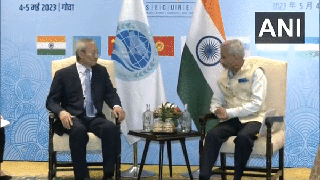 
      
      Jaishankar holds bilateral with SCO Secy-General Zhang in Goa
      
      